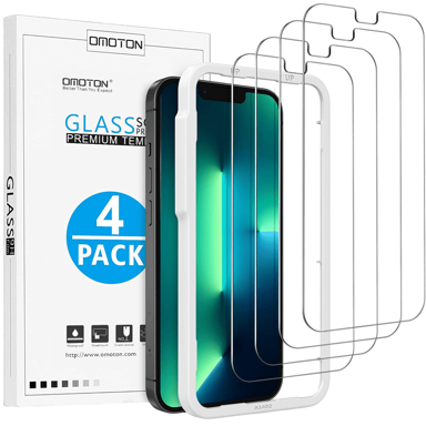 NIKCORP Zaštitno staklo 9H (4 kom) za Apple iPhone 12 Pro / 13 Pro Max, 6,7"